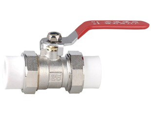 Copper rod PP-R high temperature ball valve