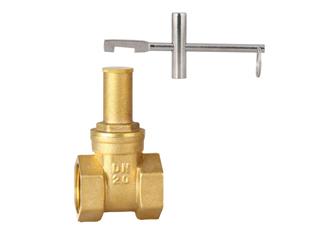 Special plum blossom copper rod lock gate valve