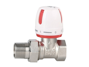 Direct manual temperature control valve