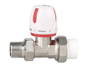 PP-R direct manual temperature control valve