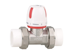 PP-R equal diameter manual temperature control valve