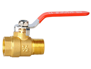 High temperature ball valve with internal and external handle